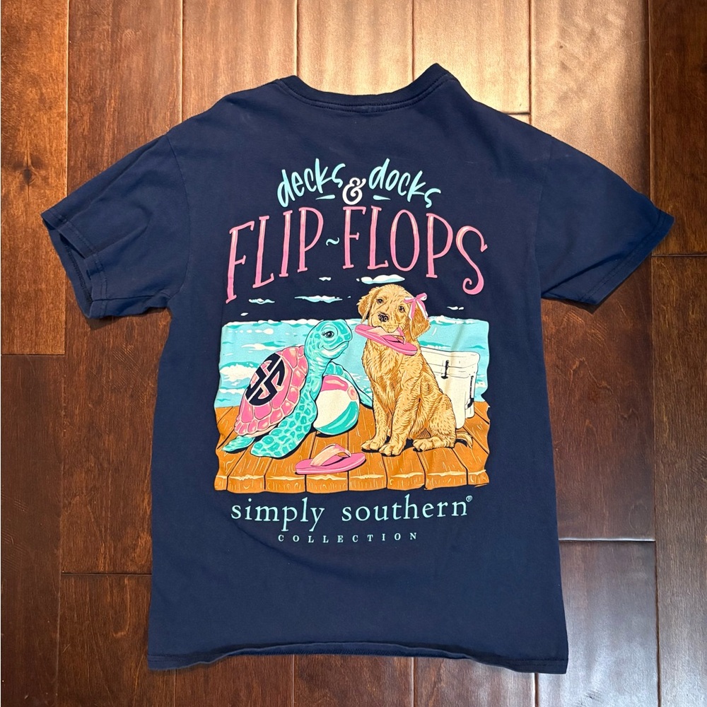 Simply Southern Navy Tee